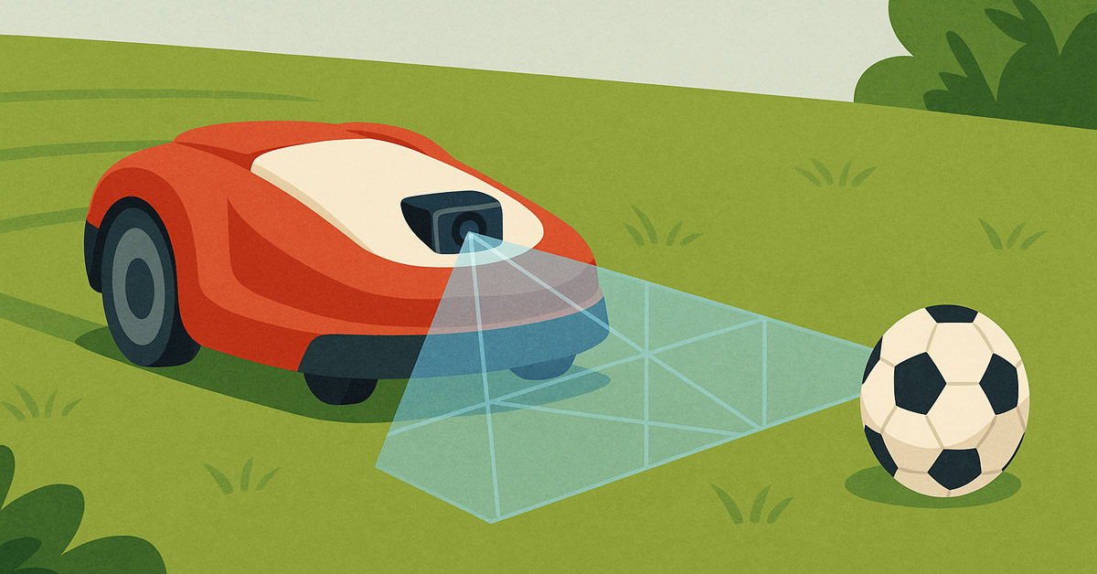 Technologie LiDAR sur robot tondeuse