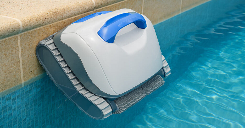 Robot piscine ligne d'eau