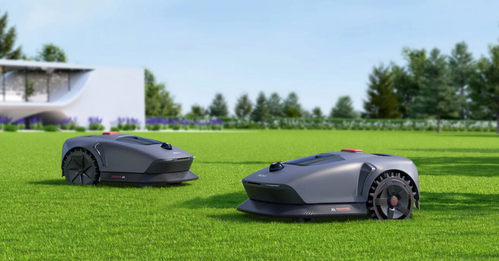 Test robot tondeuse Mova