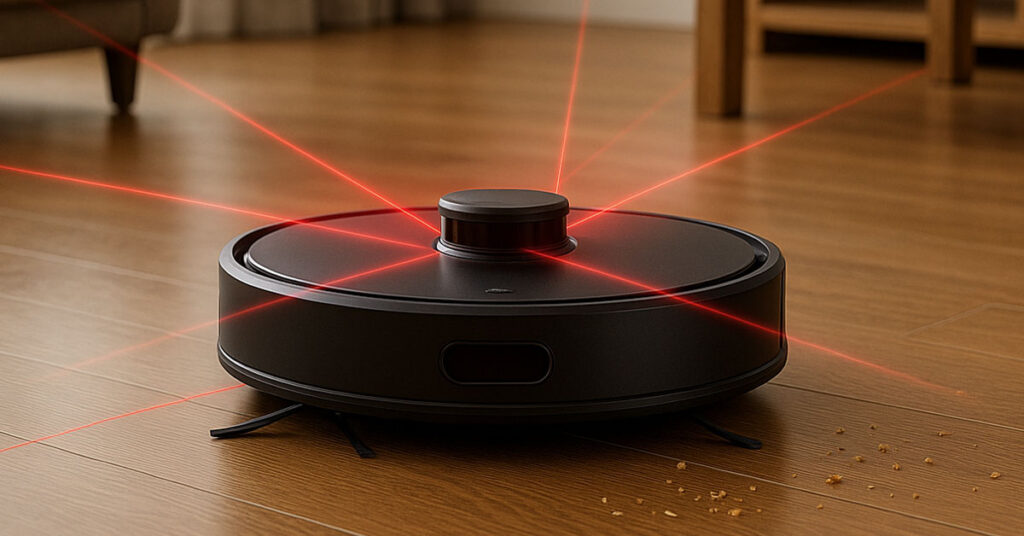 Aspirateur robot laveur LiDAR