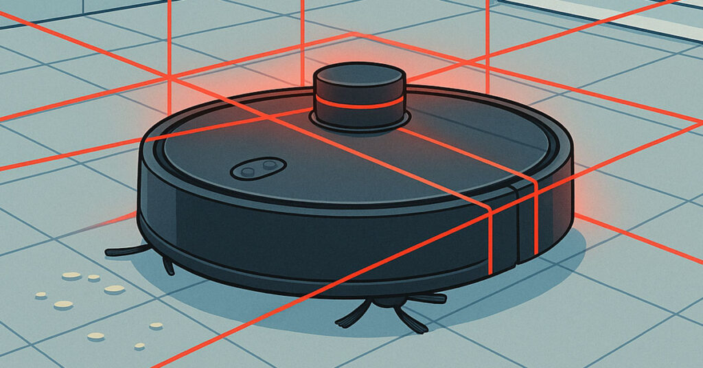 Navigation LiDAR aspirateur robot laveur de sol